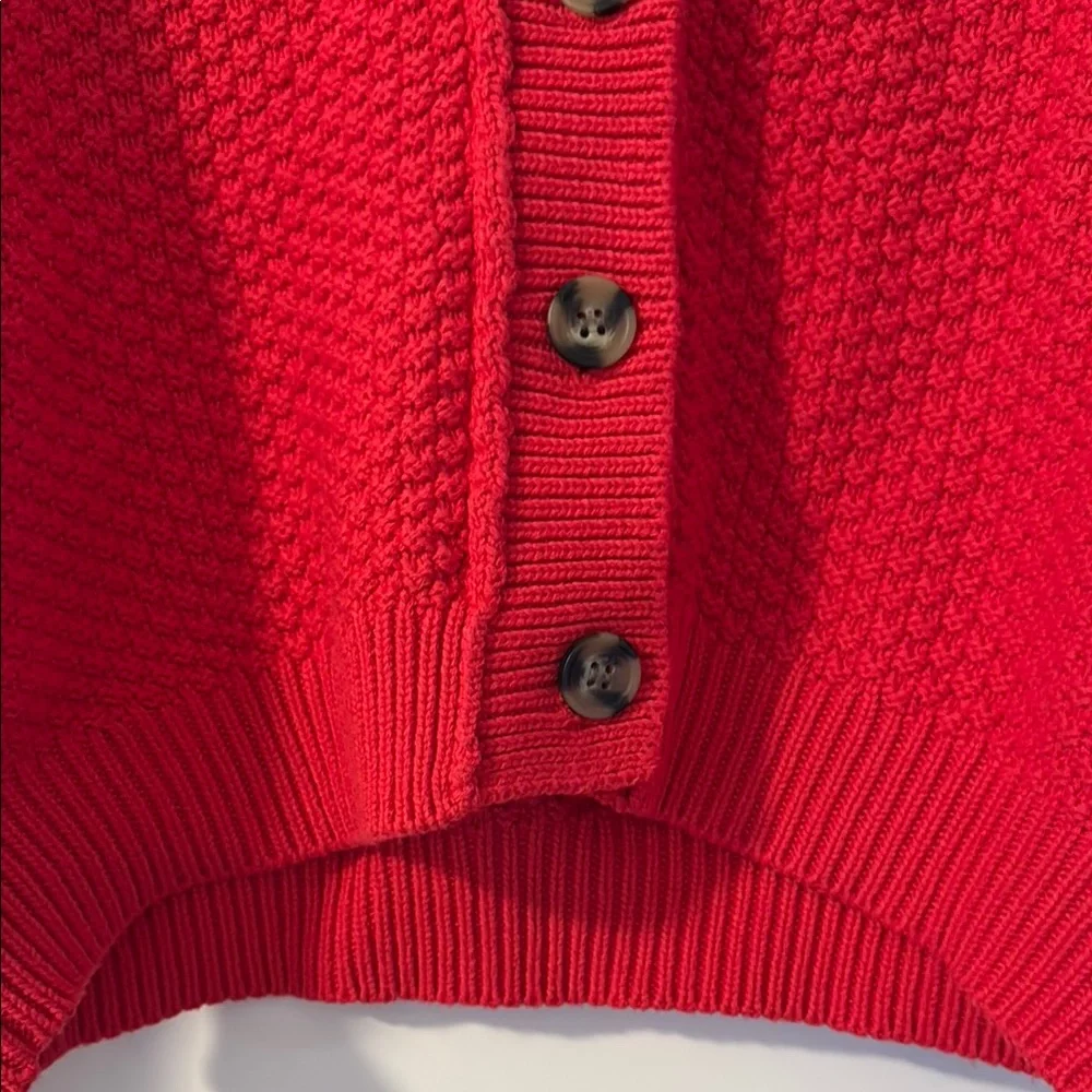 Free People Red Lila Cardigan - Picture 4 of 5